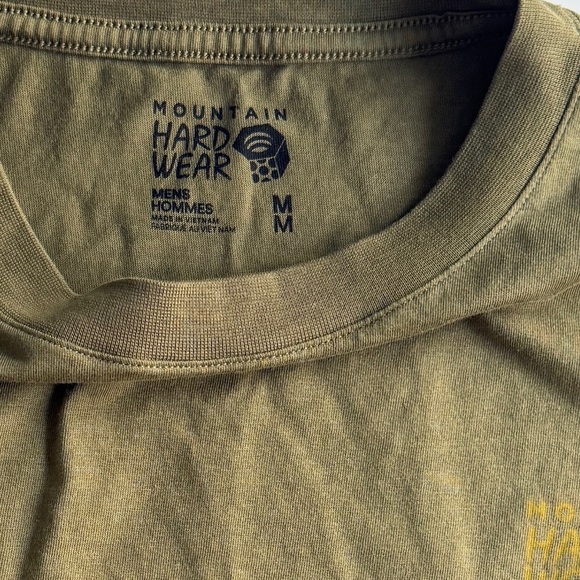 Mountain Hardwear Men’s Snow Yeti Graphic Tee Medium M Combat Green Long Sleeve - Picture 4 of 11